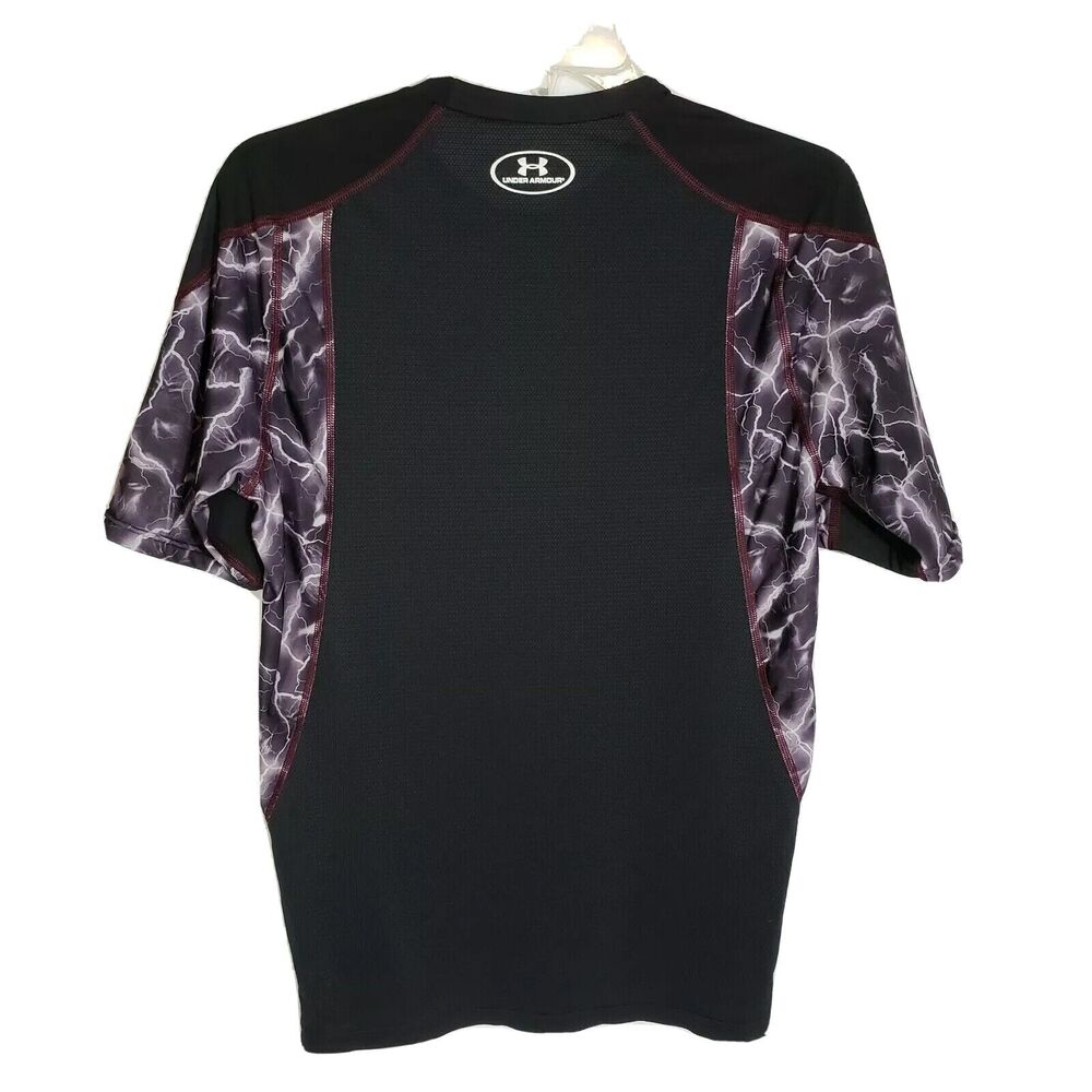Under Armour Mens Shirt Small SIU Southern Illinois Lightning Athletic Heat Gear - Picture 2 of 12